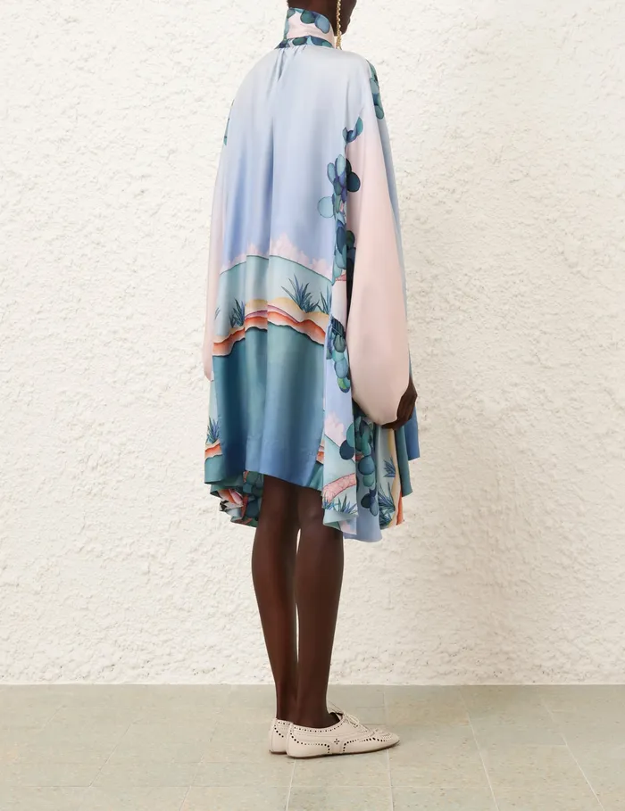 Women Zimmermann Clothing Eden Billow Mini Dress Madame Jade