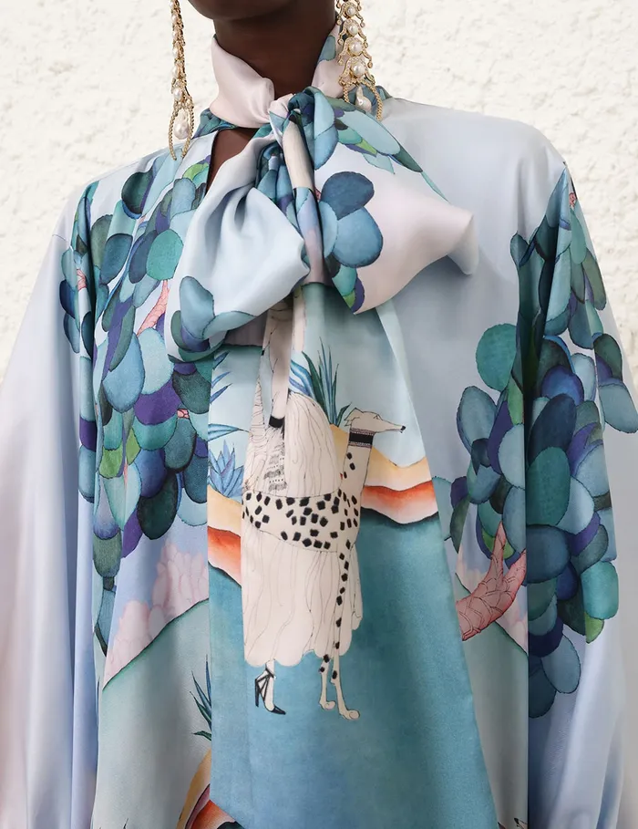 Women Zimmermann Clothing Eden Billow Mini Dress Madame Jade