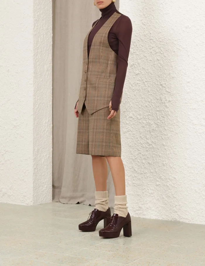Women Zimmermann Clothing Eden Checked Vest Check