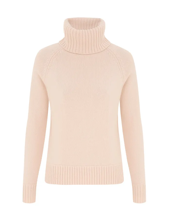 Women Zimmermann Clothing Funnel Neck Sweater Macadamia