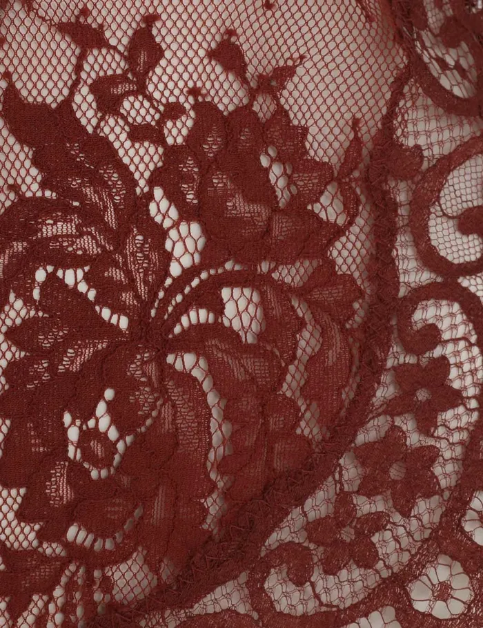 Women Zimmermann Clothing Illustration Lace Teddy Chestnut