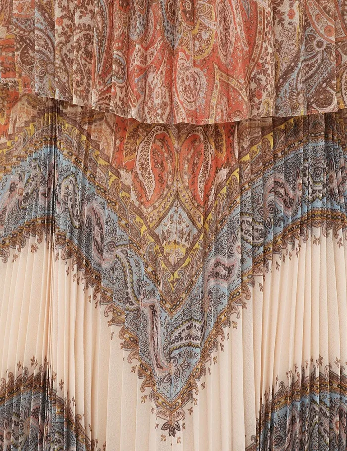 Women Zimmermann Clothing Illustration Sunray Midi Dress Paisley Haze