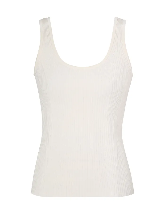 Women Zimmermann Clothing Scoop Neck Tank Parchment