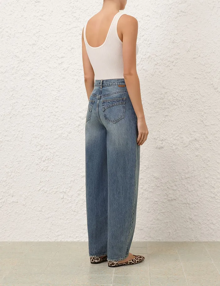 Women Zimmermann Clothing Scoop Neck Tank Parchment