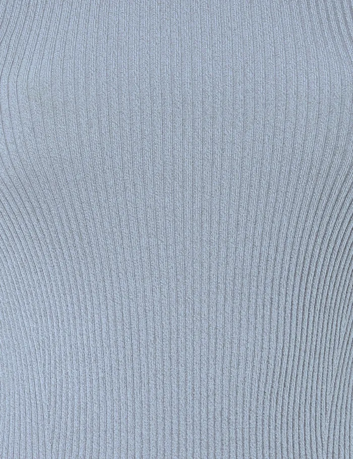 Women Zimmermann Clothing Waverly Rib TShirt Blue Lurex