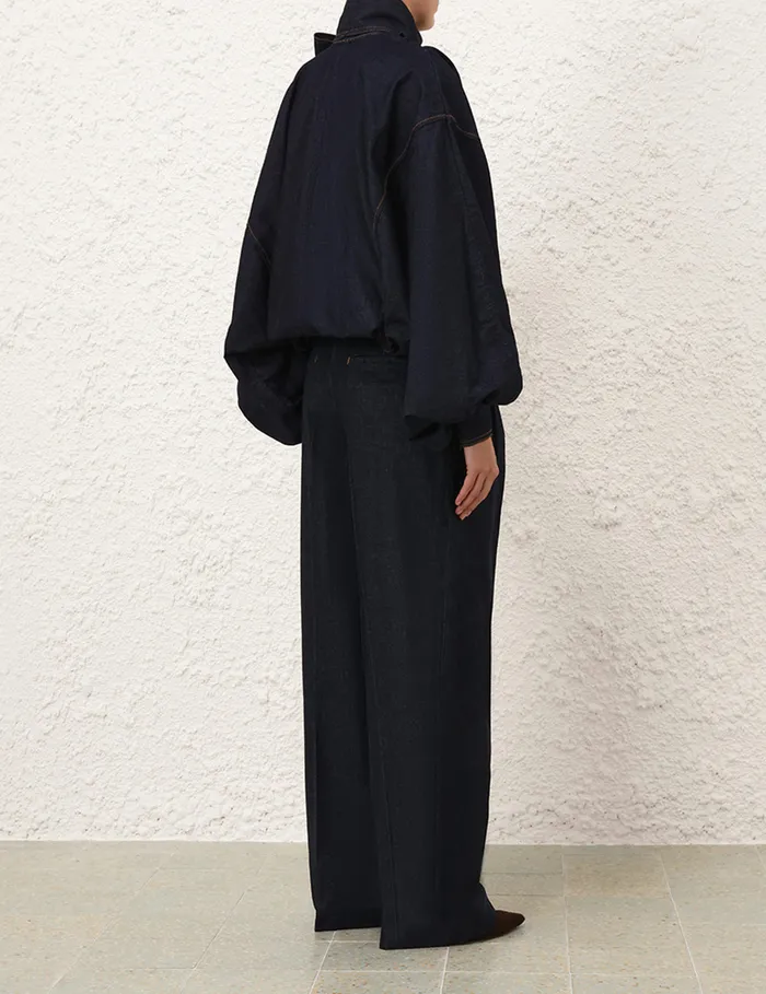 Women Zimmermann Denim Illustration Denim Pant Night Sky