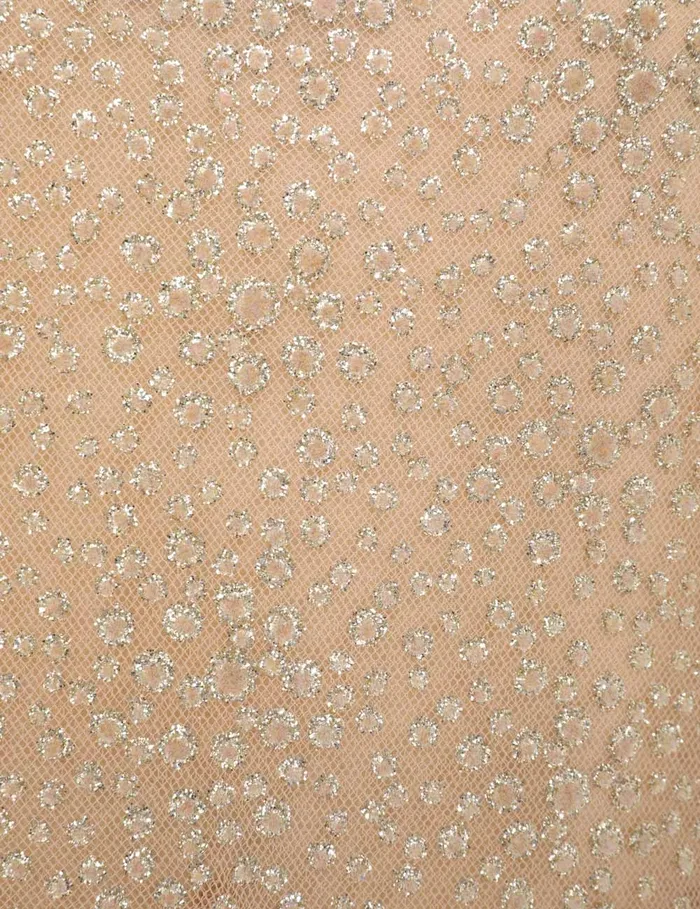 Women Zimmermann Dresses Pavilion Glitter Flutter Slip Champagne