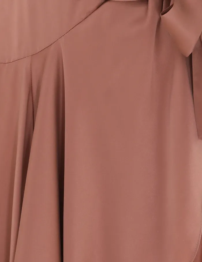 Women Zimmermann Dresses Silk Wrap Mini Dress Blush