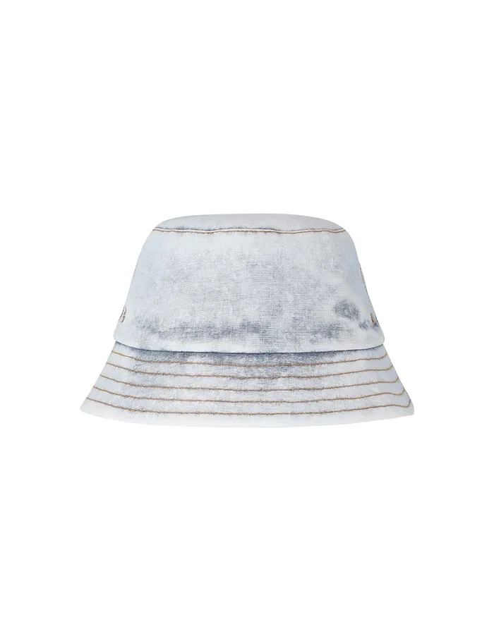 Women Zimmermann Hats Denim Bucket Hat Denim