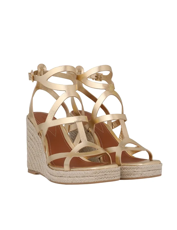 Women Zimmermann Heels Bay Espadrilles 110 Gold