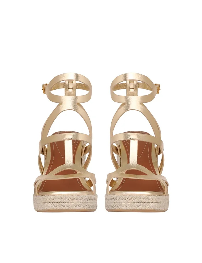 Women Zimmermann Heels Bay Espadrilles 110 Gold