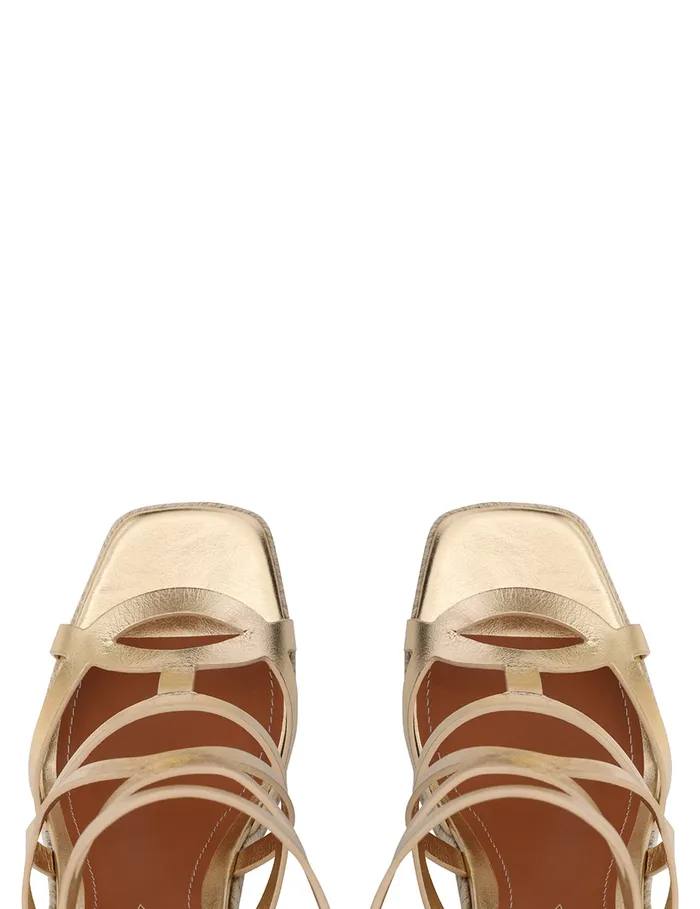 Women Zimmermann Heels Bay Espadrilles 110 Gold
