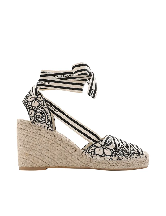 Women Zimmermann Heels Sol Espadrille 95 Onyx