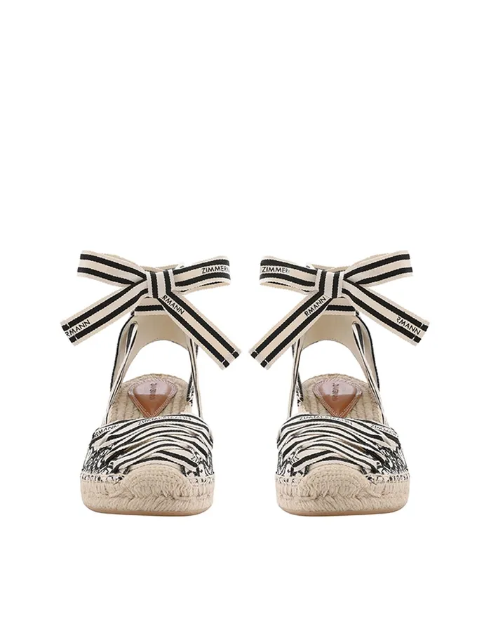 Women Zimmermann Heels Sol Espadrille 95 Onyx
