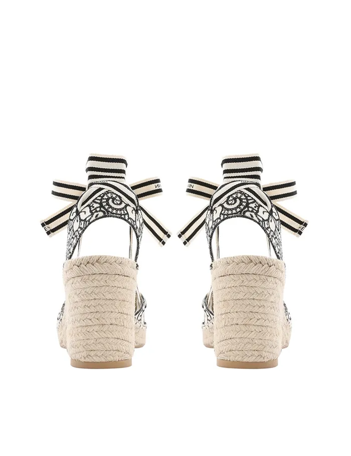 Women Zimmermann Heels Sol Espadrille 95 Onyx