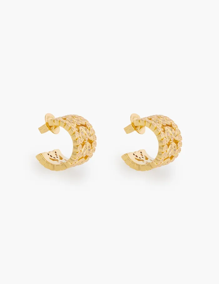Women Zimmermann Jewellery Laurel Hoops Gold