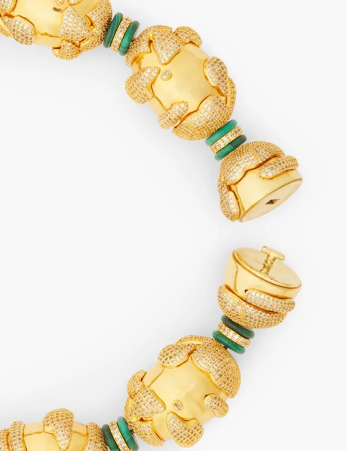 Women Zimmermann Jewellery Midnight Choker Goldmalachite