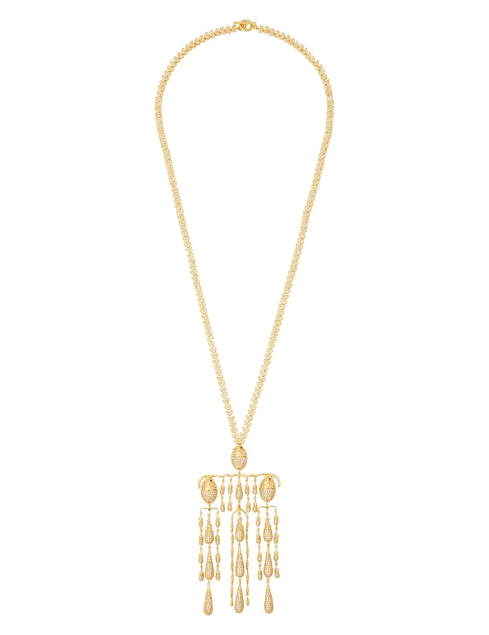 Women Zimmermann Jewellery Midnight Pendant Gold