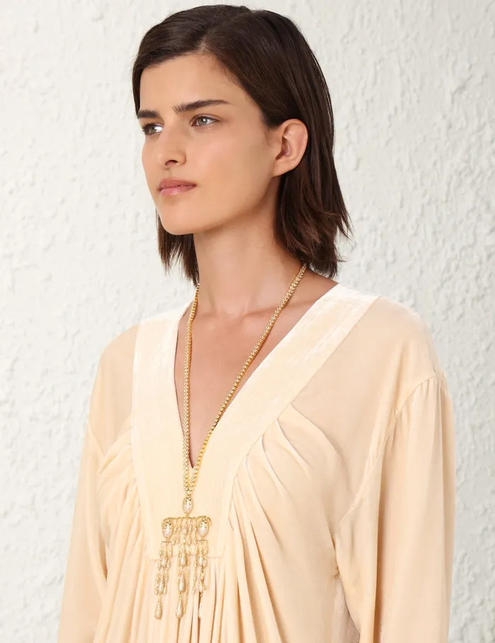 Women Zimmermann Jewellery Midnight Pendant Gold