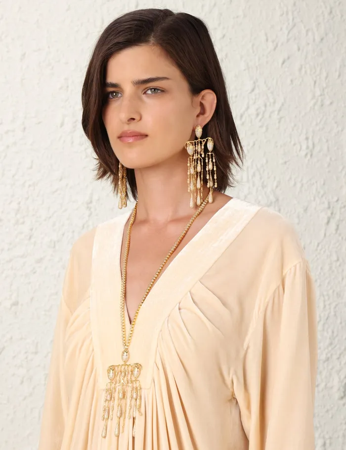 Women Zimmermann Jewellery Midnight Pendant Gold