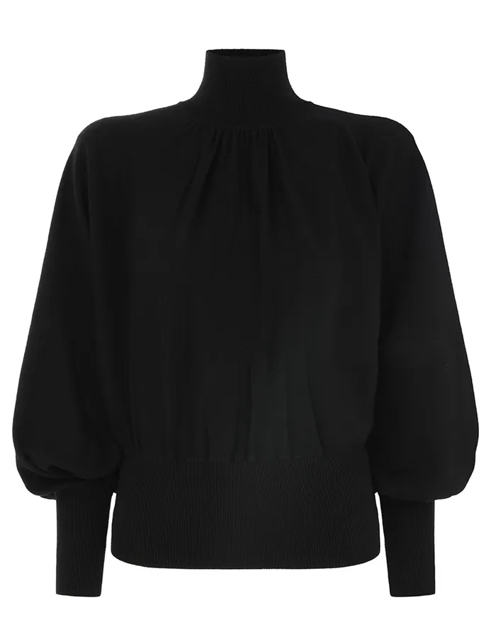 Women Zimmermann Knitwear Batwing Sweater Black