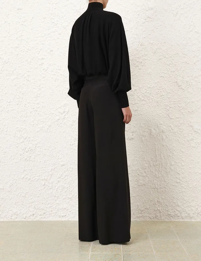 Women Zimmermann Knitwear Batwing Sweater Black