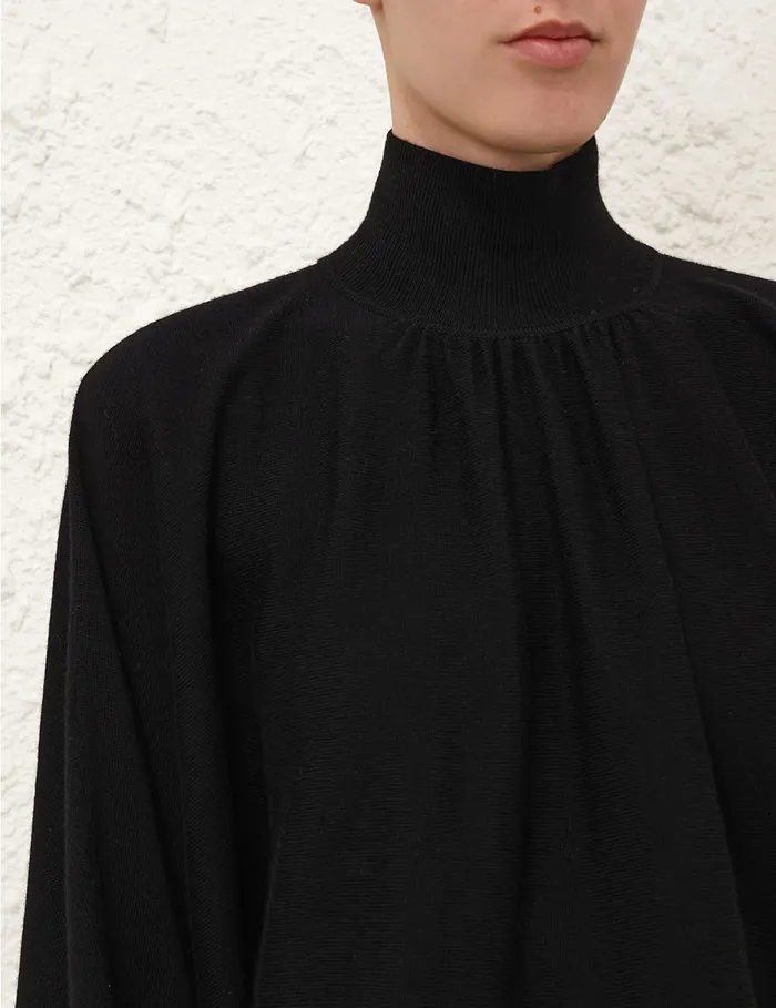 Women Zimmermann Knitwear Batwing Sweater Black
