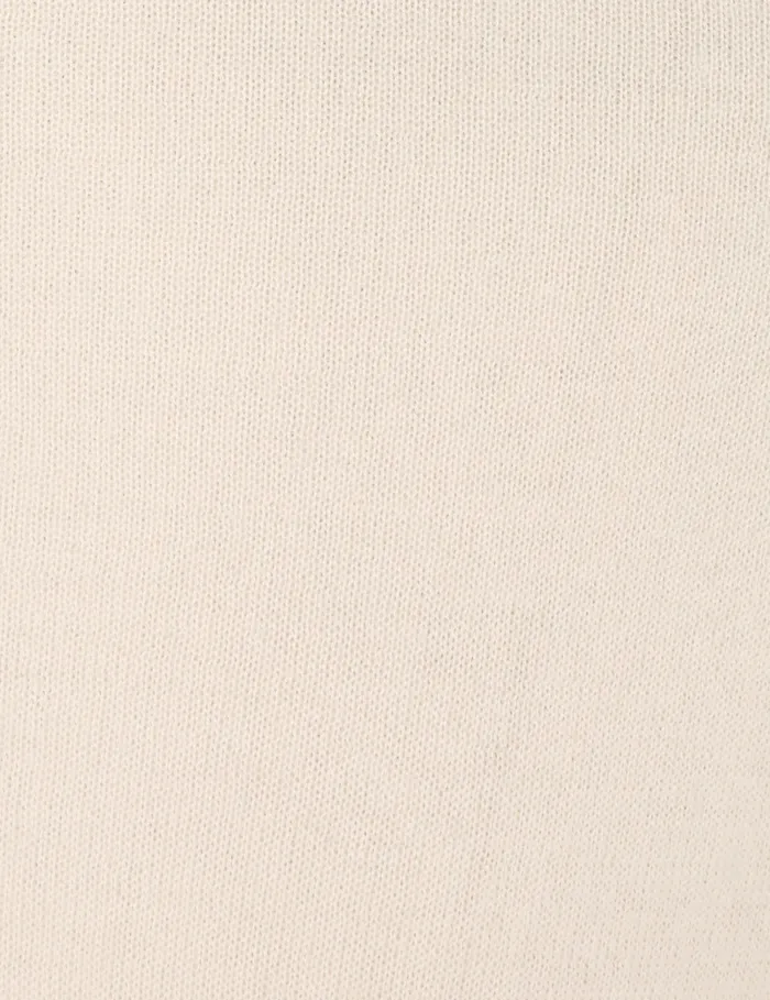 Women Zimmermann Knitwear Classic Turtle Neck Sweater Parchment
