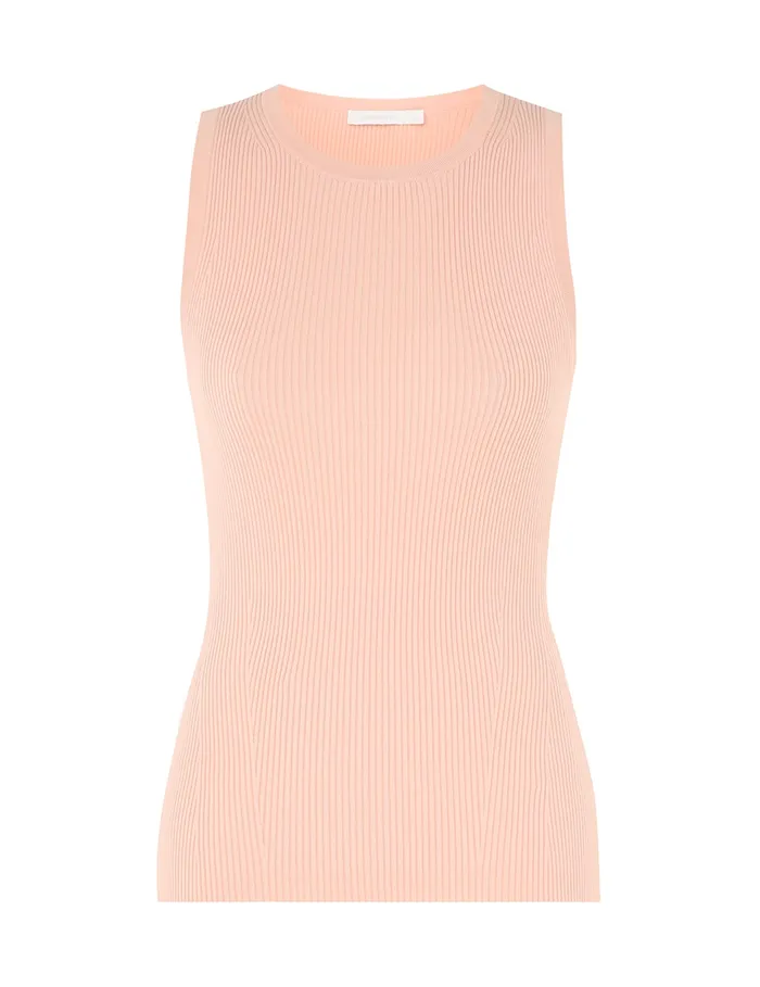 Women Zimmermann Knitwear Halliday Knit Racer Tank Pink