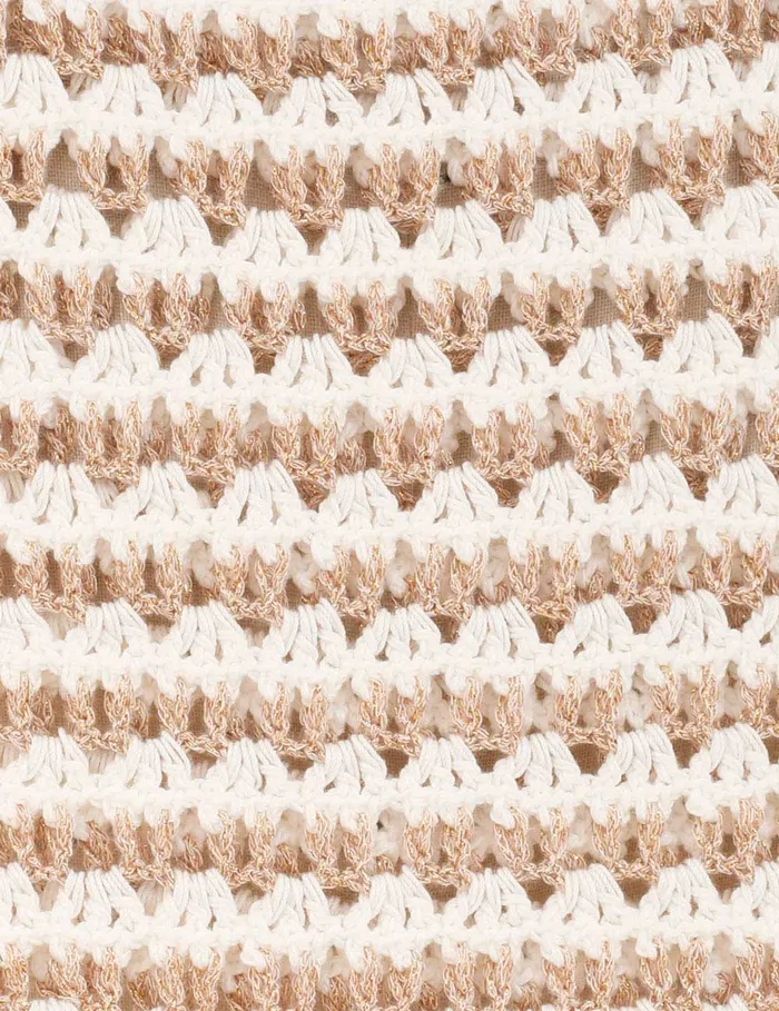 Women Zimmermann Knitwear Tallow Crochet Tank Top Ivorygold