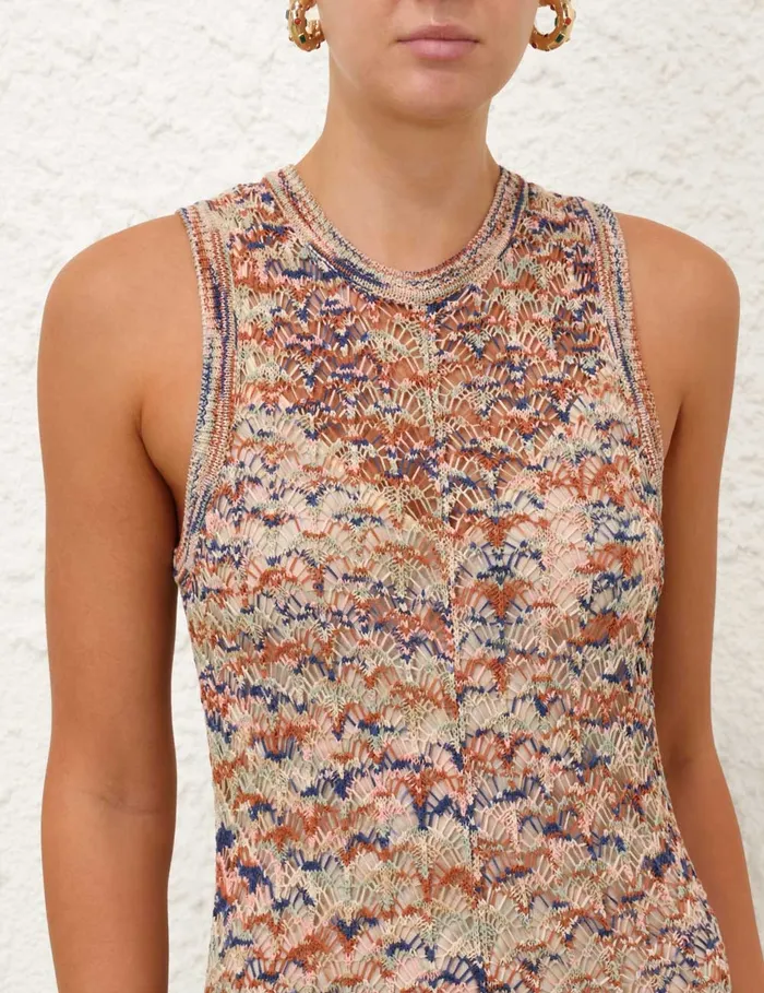 Women Zimmermann Knitwear Wylie Tank Knit Dress Multi