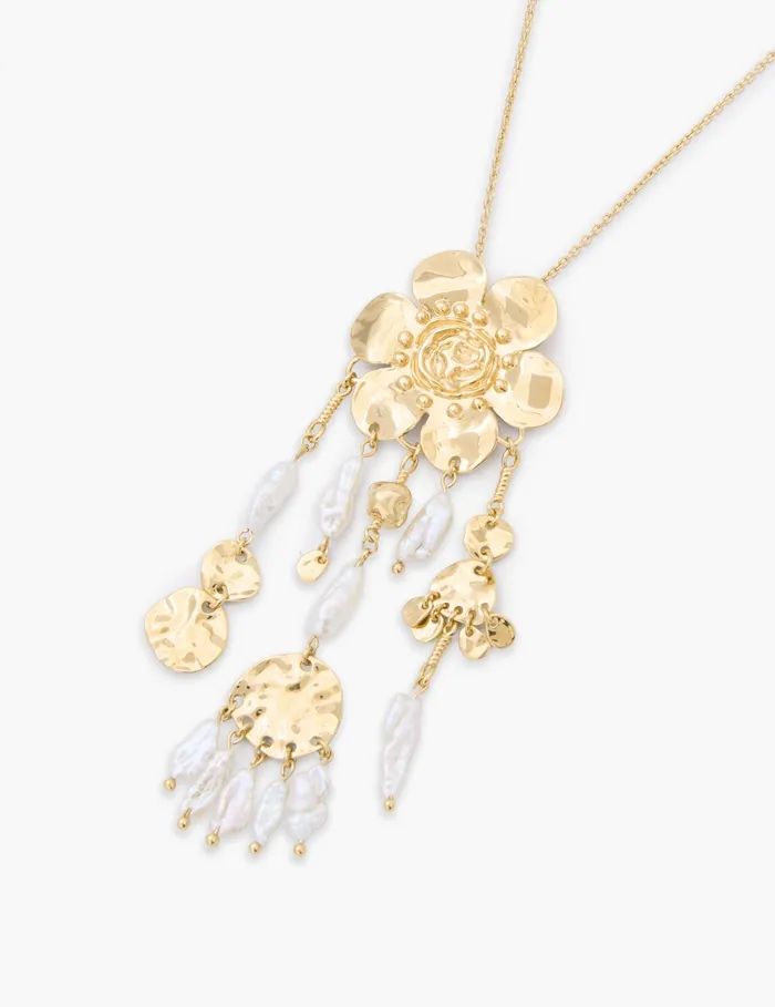 Women Zimmermann Necklaces Bellis Pendant Goldpearl