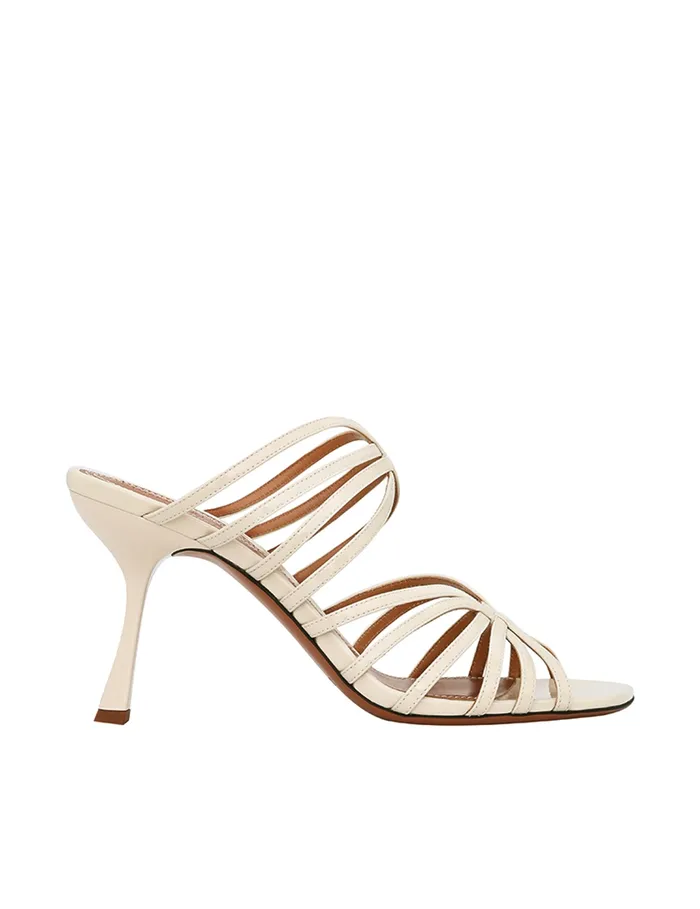 Women Zimmermann Sandals Aura Mule Sandal 85 Vanilla