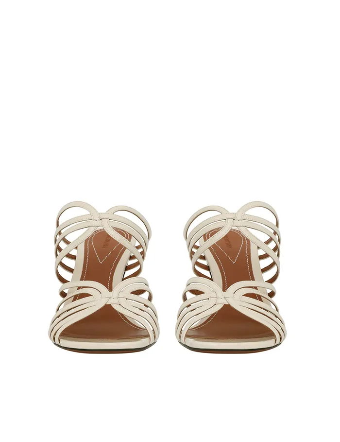 Women Zimmermann Sandals Aura Mule Sandal 85 Vanilla