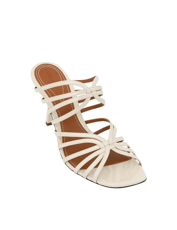 Women Zimmermann Sandals Aura Mule Sandal 85 Vanilla