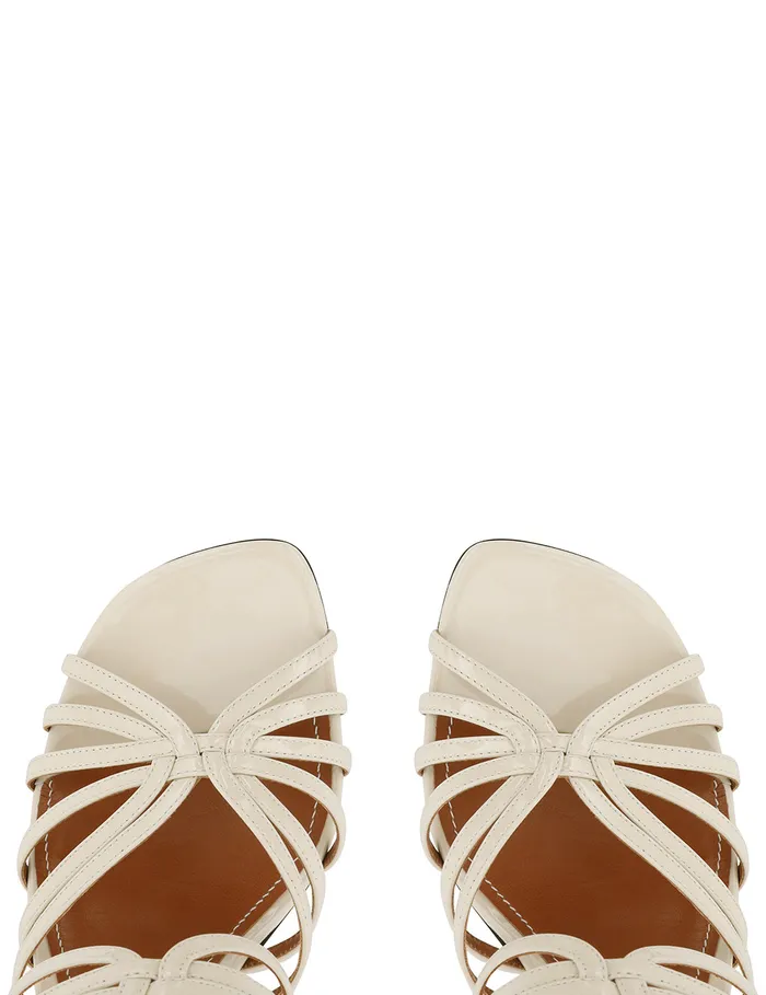 Women Zimmermann Sandals Aura Mule Sandal 85 Vanilla