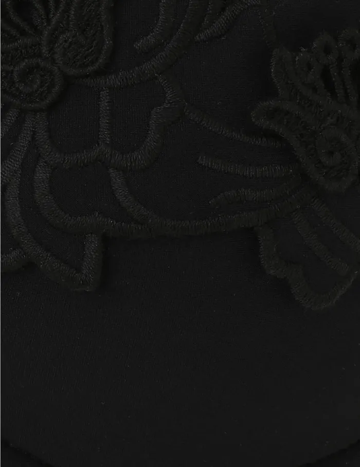 Women Zimmermann Separates Halliday Embroidery Bra Noir