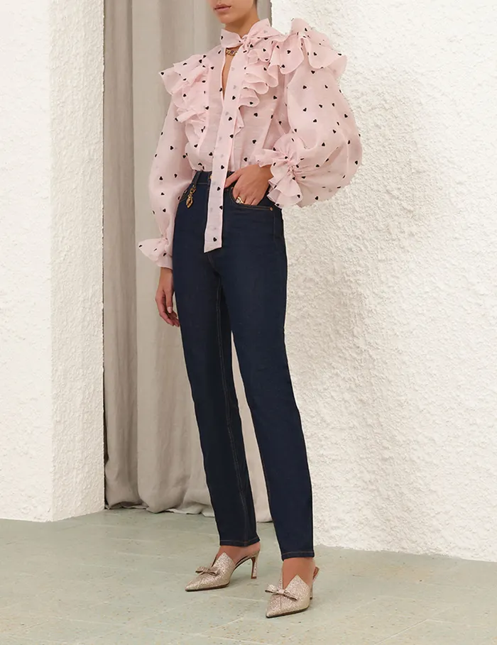 Women Zimmermann Shorts and Pants Crush Skinny Jean Night Sky