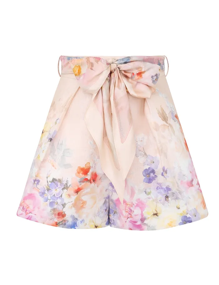 Women Zimmermann Shorts and Pants Crush Tuck Short Multi Floral