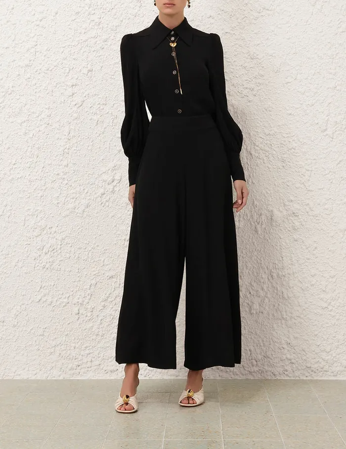 Women Zimmermann Shorts and Pants Culotte Black