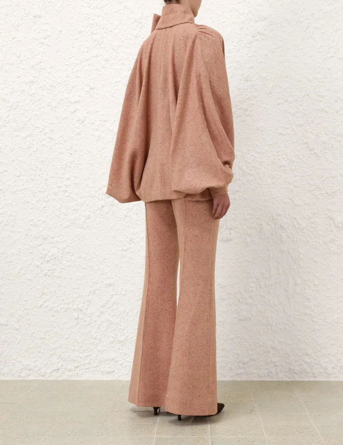 Women Zimmermann Shorts and Pants Illustration Melange Flare Red
