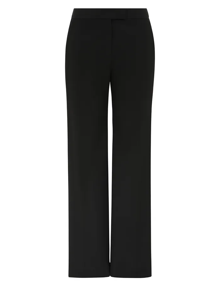 Women Zimmermann Shorts and Pants Illustration Straight Tux Pant Black