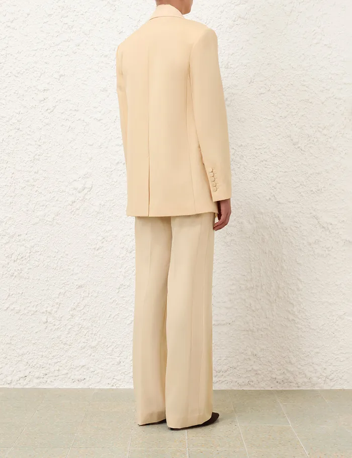 Women Zimmermann Shorts and Pants Illustration Straight Tux Pant Tea