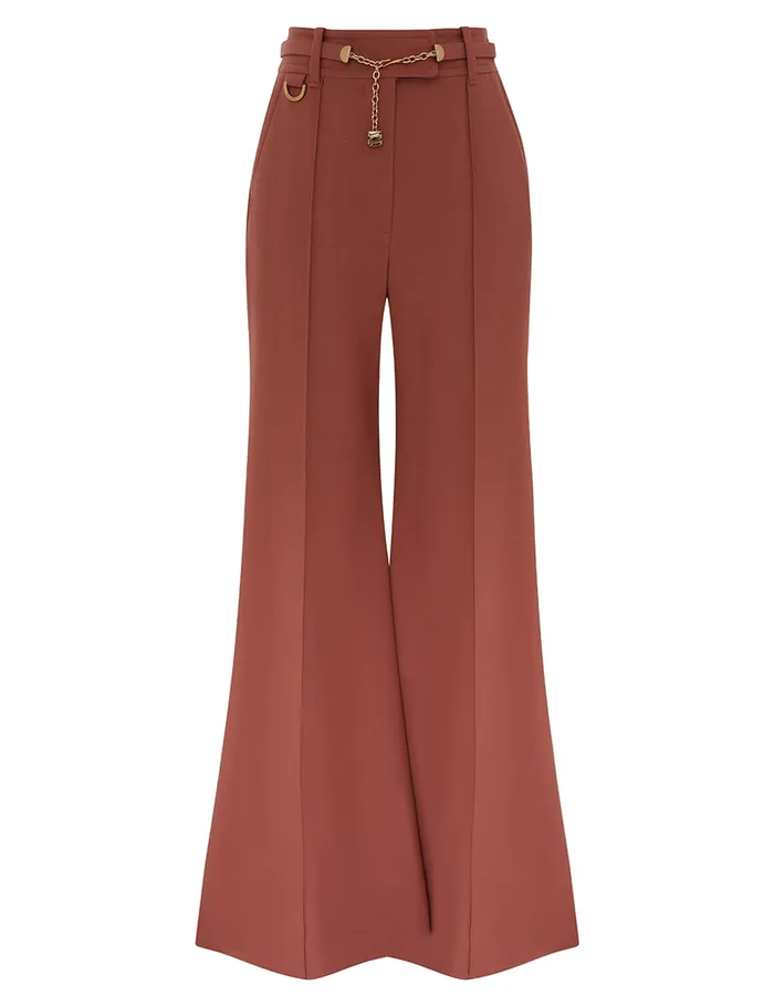 Women Zimmermann Shorts and Pants Illustration Tailored Pant Lipstick