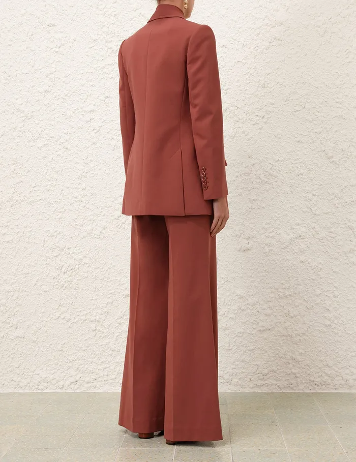 Women Zimmermann Shorts and Pants Illustration Tailored Pant Lipstick