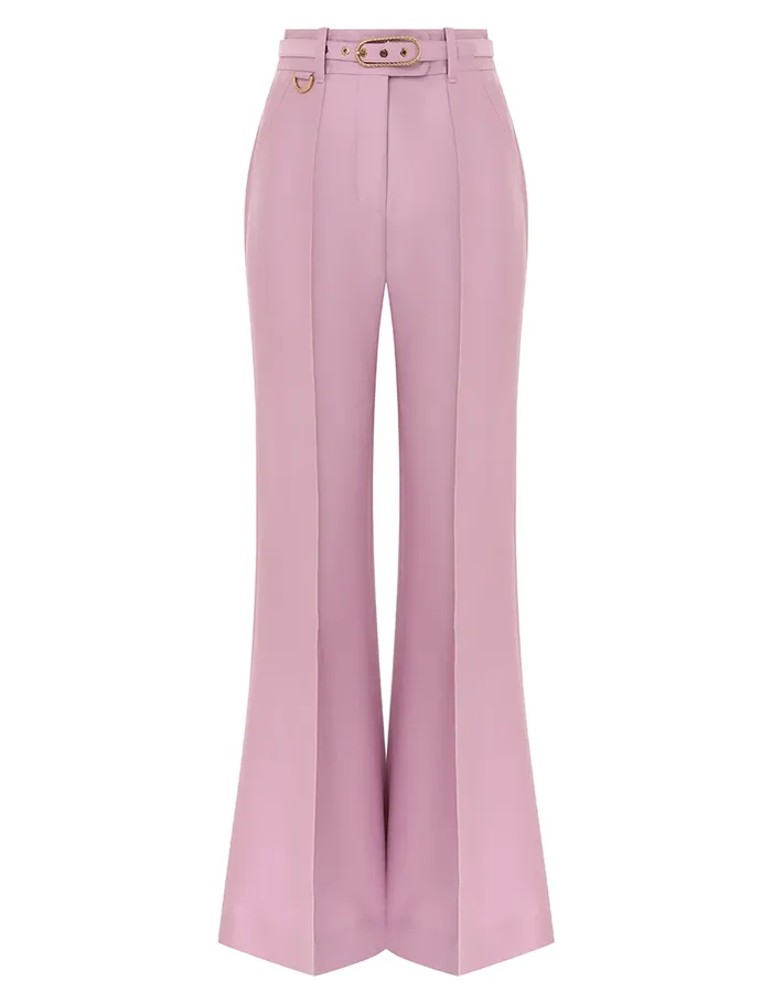 Women Zimmermann Shorts and Pants Illustration Wide Leg Pant Lilac