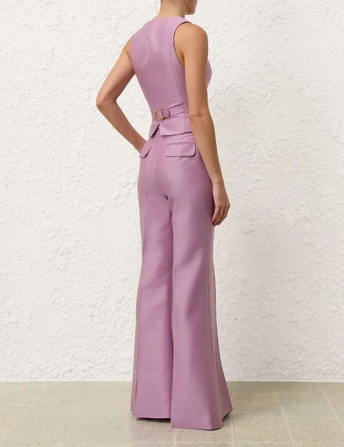 Women Zimmermann Shorts and Pants Illustration Wide Leg Pant Lilac