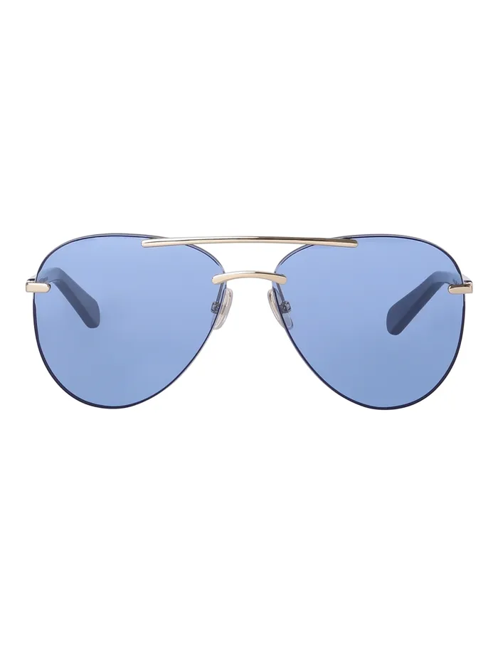 Women Zimmermann Sunglasses Celeste Aviator Navy
