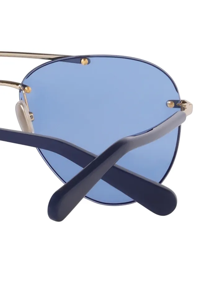 Women Zimmermann Sunglasses Celeste Aviator Navy