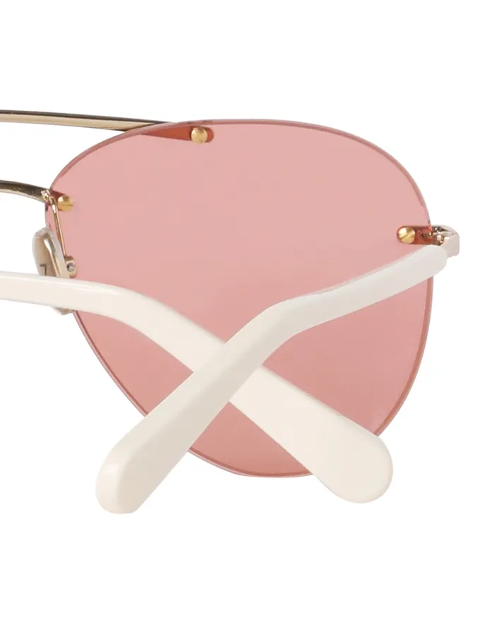 Women Zimmermann Sunglasses Celeste Aviator Rose
